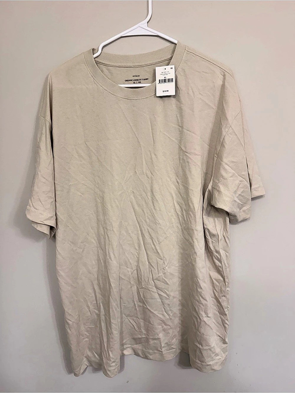 Cotton on Short Sleeve Tee in Beige Size XL NWT